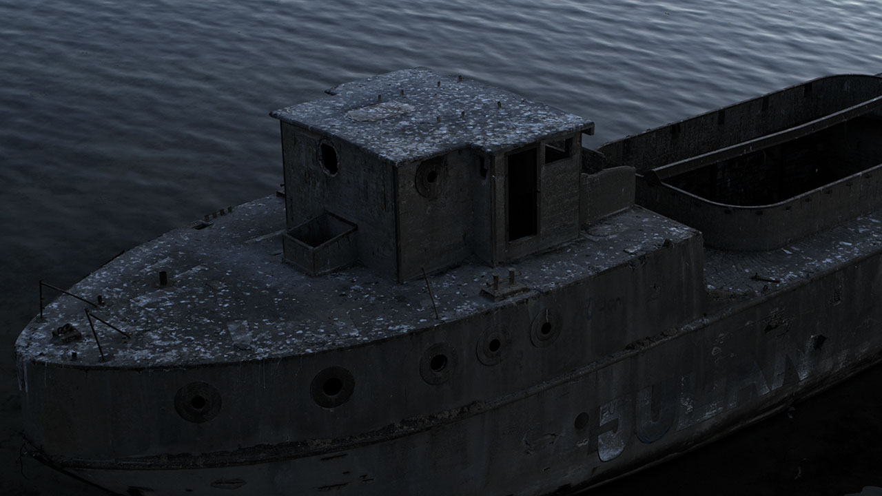 Betonschiff ohne Namen